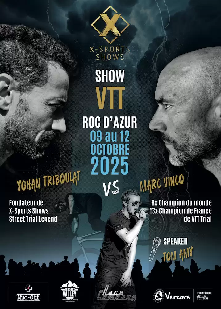 Show VTT exceptionnel au Roc d'Azur 2025
