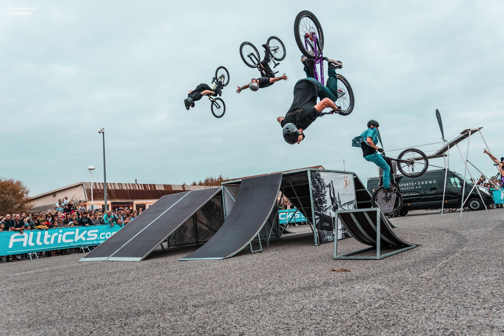 Freestyle MTB show on the Roc d'Azur 2019