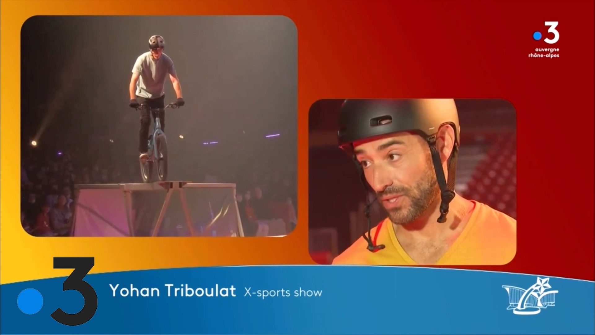 Reportage France 3 X sports shows Festival International du Cirque 24 janvier 2022