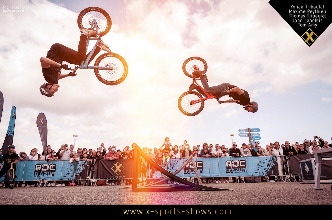 X-sports shows sur Le Roc d'Azur 2022