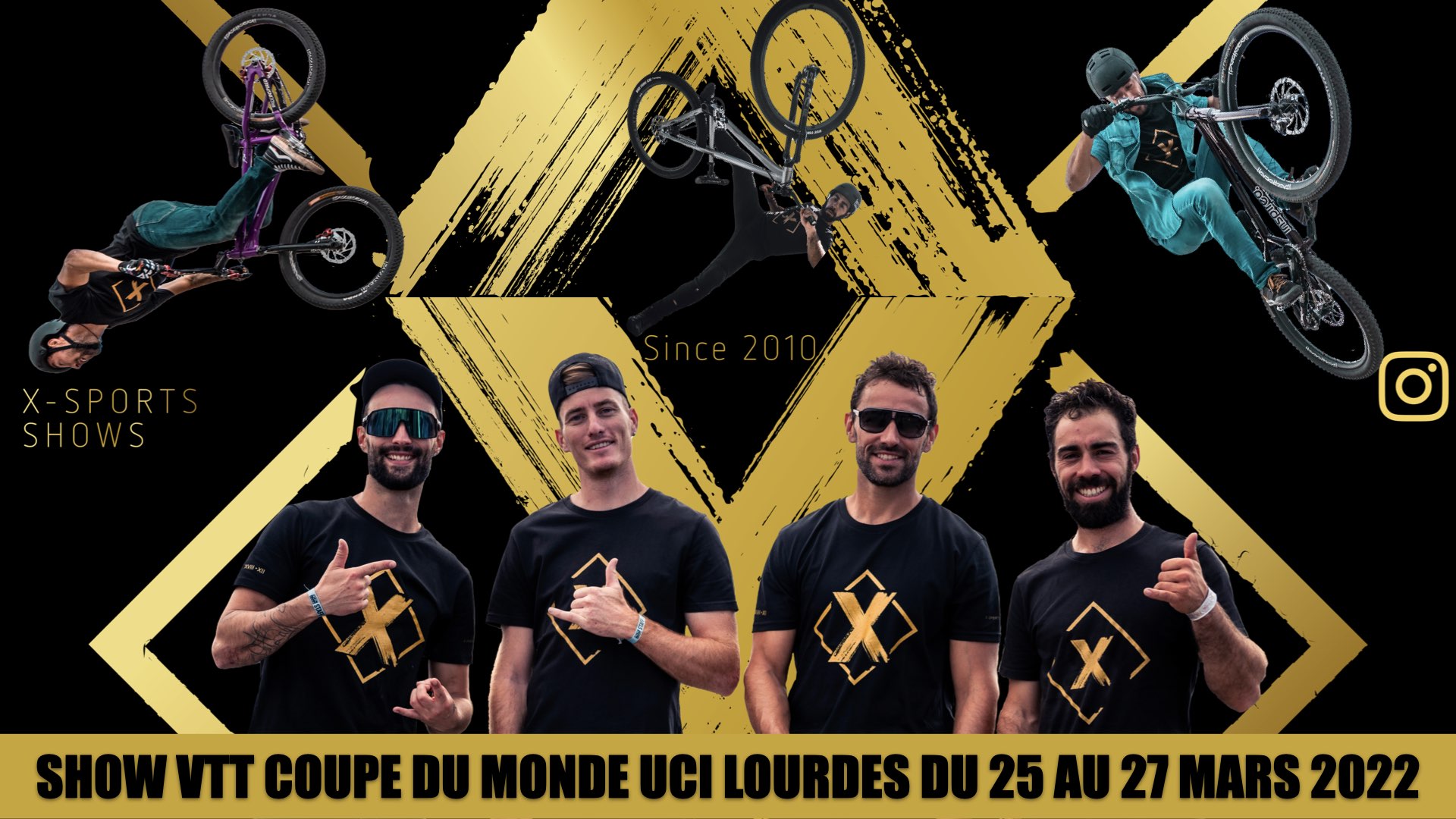 Teaser officiel show VTT coupe du monde UCI de Lourdes ( 04 mars 2022)