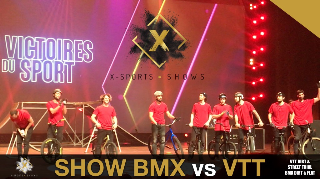 SHOW BMX FREESTYLE vs VTT. VICTOIRES DU SPORT NICE