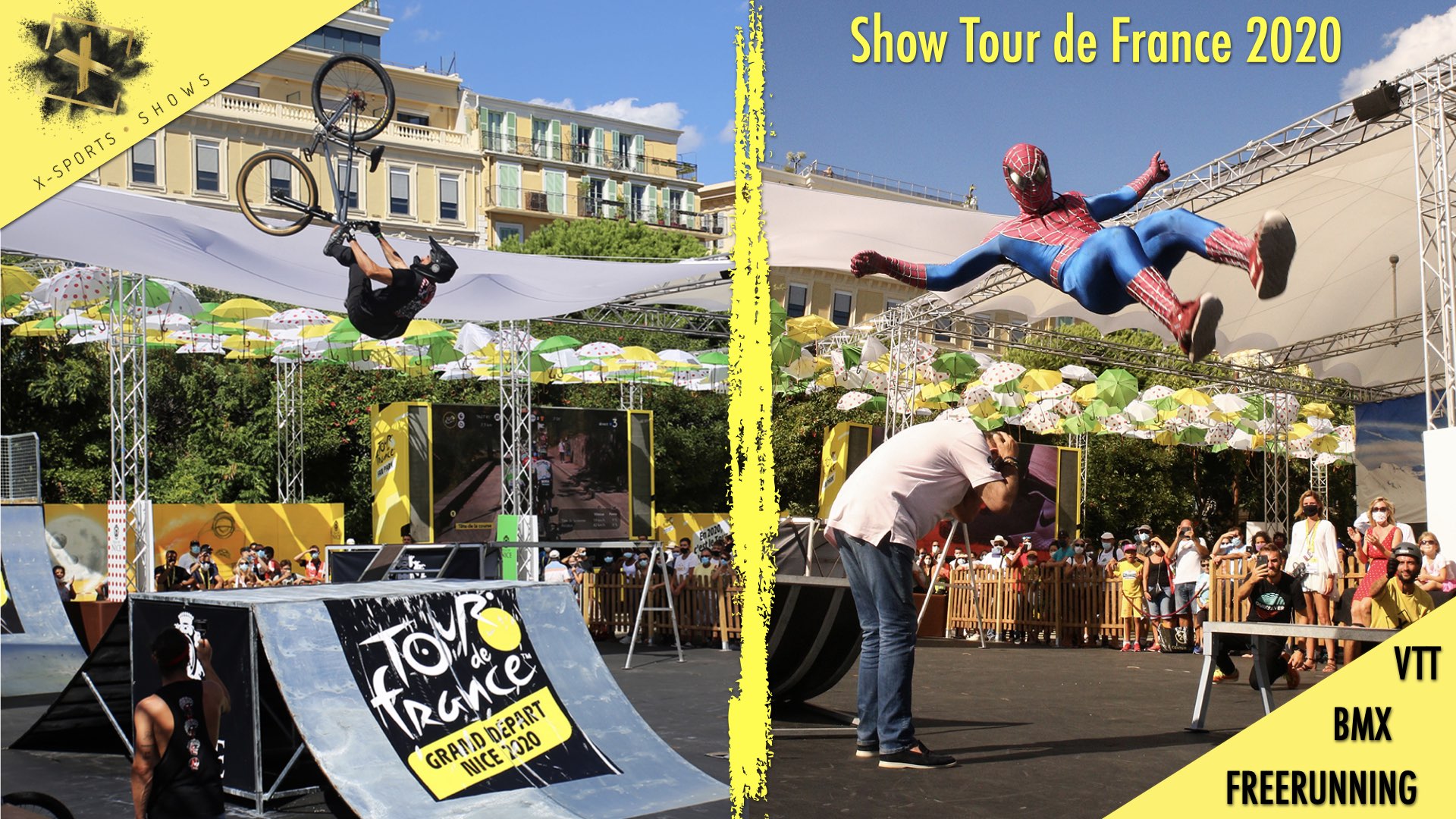 Show pour le Grand départ du Tour de France 2020